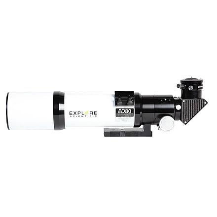 Explore Scientific ED80 Classic White Essential Series f/6 Air Spaced Triplet w/EXOS-2GT GoTo Computerized German Equatorial Mount ED0806-EXOS2GT
