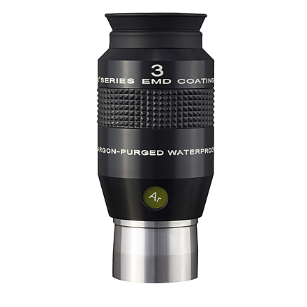 Explore Scientific 3 mm 52 Degrees Series Waterproof Eyepiece, Black w/ white lettering, ES logo EPWP5203-01