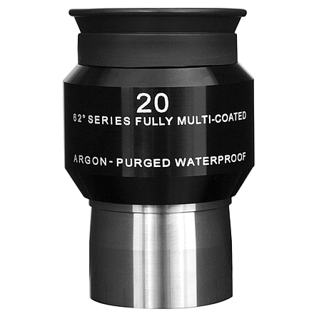 Explore Scientific 62 degree 20mm Long Eye Relief Waterproof Eyepiece, EPWP6220LE-01