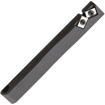 EZE-LAP Carbide Knife And Tool Sharpen, 5.25in X 0.625in, Synthetic, Black, Tungsten Carbide Sharpening Bits Set At 25 Degrees Angle, EE-06