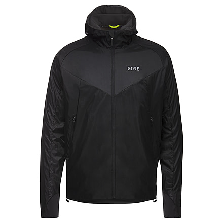GOREWEAR R5 WINDSTOPPERR Insulated Running Jacket Mens in Black 2XL Slim fit Windproof 500868F7, 100665-9900-XXXL