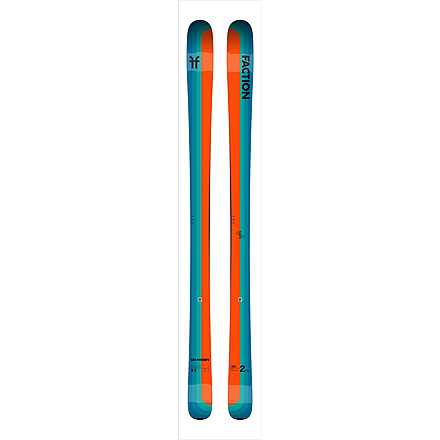 Faction Dancer 2 YTH Skis, Blue/Orange, 137, FCSKW23-DN2Y-ZZ-137-1