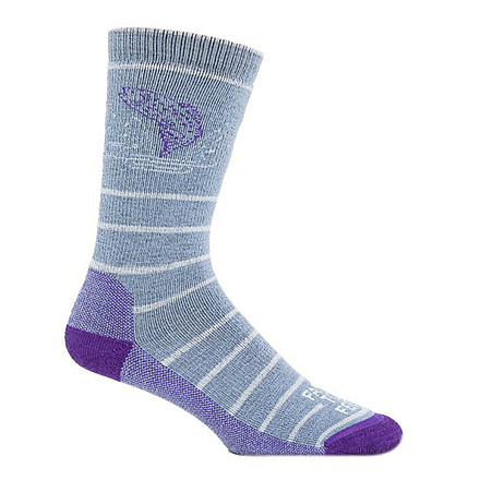 Farm To Feet Concord Fish Sporting Sock - Womens-Blue/Purple-Large