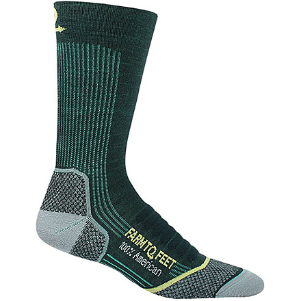 Farm To Feet Damascus Light Crew Sock - Women's-Green Gables/Mint Leaf-Medium