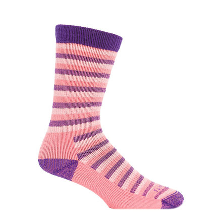 Farm To Feet Kittery Stylized Traditional Hiker Sock - Womens-Dubarry/Purple-Large