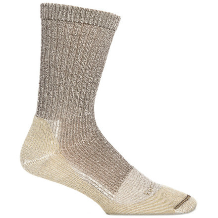 Farm To Feet NFZ Boulder Light Crew Hiking Sock - Men's-Brown-Medium