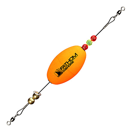 Fathom Flo-Orange Egg Cork w/rattle chamber, PC02-FORG