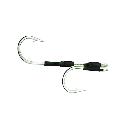 Fathom Hookset SS Cable Double Trolling Lance, 5in, Hook 7/0, HS-FATHSS-07/0D