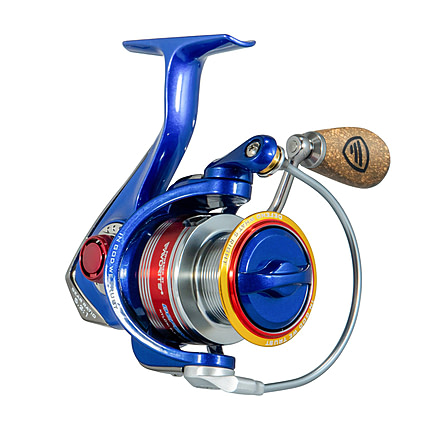 Favorite Fishing Defender Spinning Reel, 2000, 5.2:1, Red/White/Blue, DFR2000
