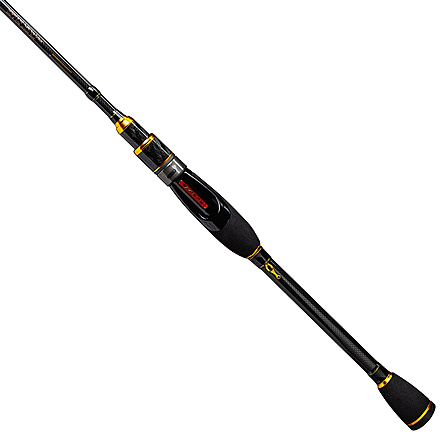 Favorite Fishing Jack Hammer JVD Spinning Rod, 6ft 10in, Medium, Black/Gold, JHM-JVD-6101M