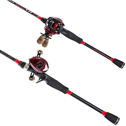 Favorite Pbf Lit MH Casting Combo, Left 8 - 1Bb 7.0-1 Gear Ratio, 73, LITC731MH10L