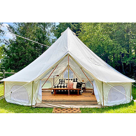Life Intents 19 6M ZephyrTM Cabin Tent, zephyr-6m-canvas-bell-tent