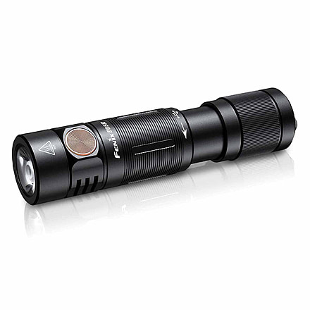 Fenix Lighting E05R Lithium Ion 400 Lumens Luminus SST20 LED Flashlight, Black, E05RG2BK