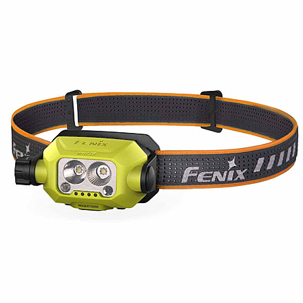 Fenix Lighting WH23R Lithium Ion 600 Lumens Luminus LED Headlamp, Yellow, WH23RXYW