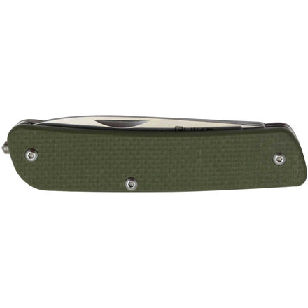 RUIKE M21 Multifunction Knife, 2.79in, 14C28N Stainless Steel, Clip Point, Plain Blade, Green, M21-G
