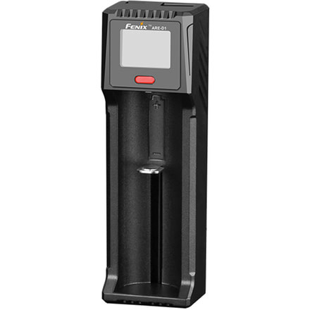 Fenix Micro USB Li-ion/Ni-Cd/Ni-MH Smart Charger, Single Channel, 2000 mA max Charge Current, Black, ARE-D1