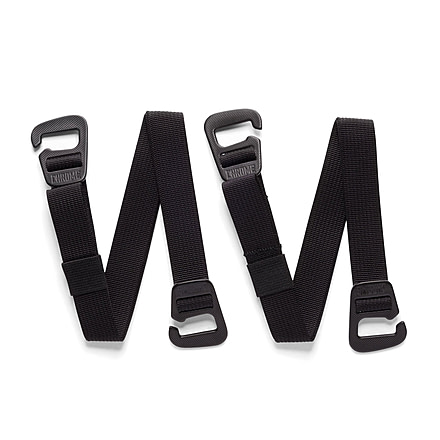 Chrome Industries Hooked Cross Strap 2-Pack 66F19E54, Black, AC-238-BK-NA-NA