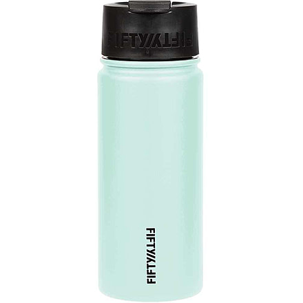 Fifty/Fifty 16oz Bottle w/ Wide Mouth Flip Lid, Mint, V16003MNO