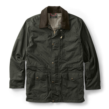 Filson Cover Cloth Mile Marker Coat - Mens, Otter Green, Small, 11010409-OtterGreen-S