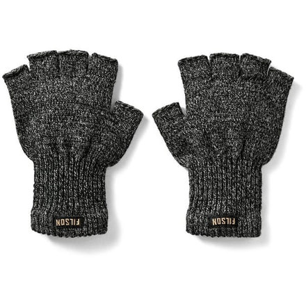 Filson Fingerless Knit Gloves, Charcoal, Large, 20020938-Charcoal-L