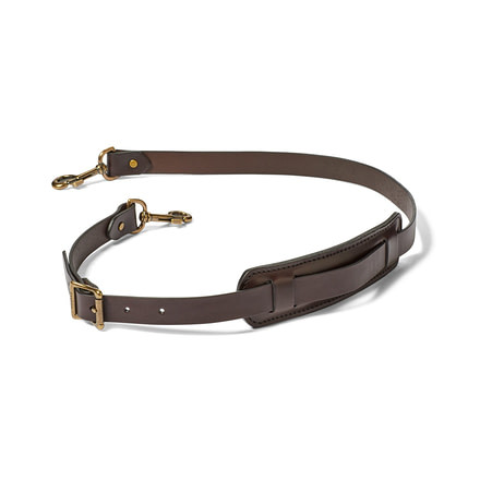 Filson Leather Shoulder Strap, Brown, Large, 20049230-BROWN-L