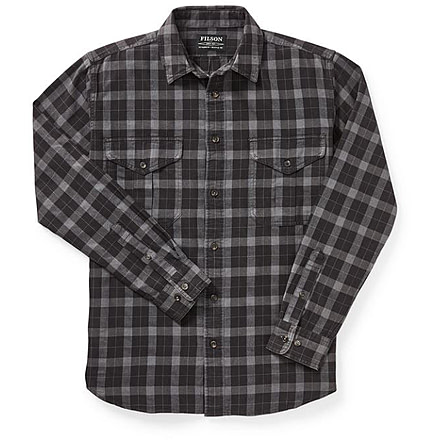 Filson Lightweight Alaskan Guide Shirt - Men's, Heather Gray/Black, Large, 11010743-HthrBlk-L