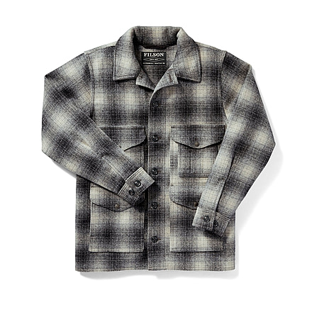 Filson Mackinaw Cruiser, Gray/Charcoal, Small 11010043-Gray/Charcoal-S