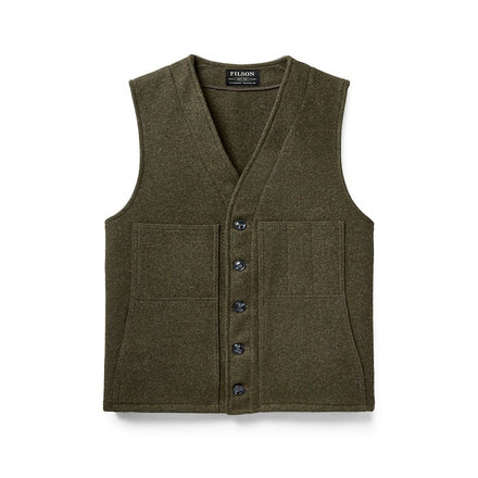 Filson Mackinaw Wool Vest - Women's, Forest Green, M, 11010055-FORESTGRN-M