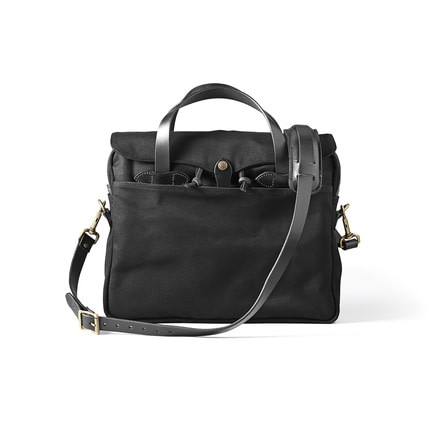 Filson Original Briefcase, Black, OS - Brass 11070256-Black-OS - Brass