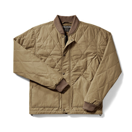 Filson Quilted Pack Jacket - Mens, Tan, Large, 20019781-Tan-L