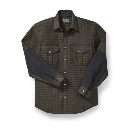 Filson Weather Worker Jac Shirt - Mens, Black/Dark Olive, Small, 20067691-BlkDkOlive-S