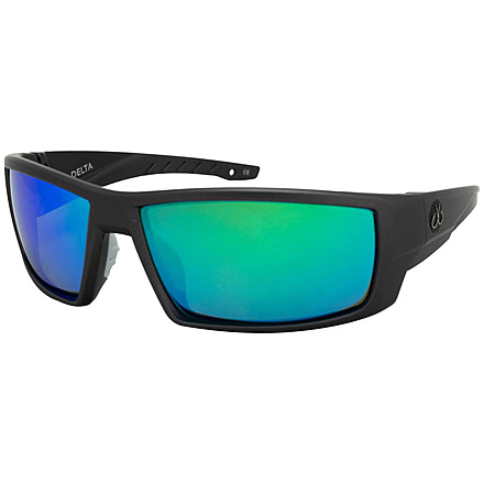Filthy Anglers Delta EP Mirror Sunglasses - Mens, Matte Graphite Frame, Polarized EP Green Mirror Lens, DELMGR-EP-G