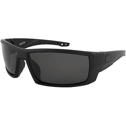 Filthy Anglers Delta Sunglasses - Mens, Matte Black Frame, Smoked Polarized Lens, DELMBK01P