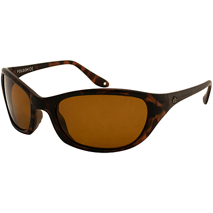 Filthy Anglers Folsom Sunglasses, Matte Tortoise Frame, Brown Polarized Lens, FOLMTR03P