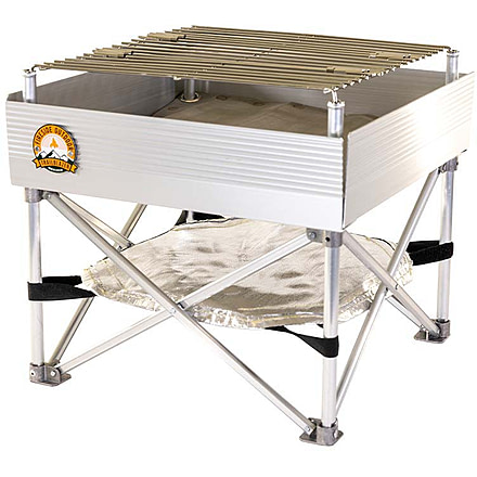 Fireside Outdoor Trailblazer Portable Fire Pit &amp; Grill, 12 in, CB005
