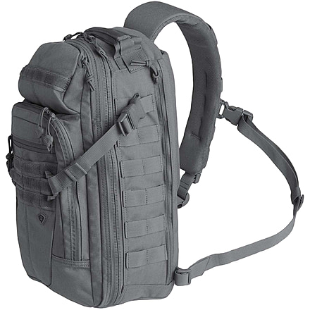 First Tactical Crosshatch Sling 19L Pack, Wolf Grey, One Size, 180011-036-1SZ