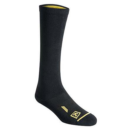 First Tactical Ctn 9in Duty Socks 3-Pk, Black, Small/Medium 160002-019-S/M