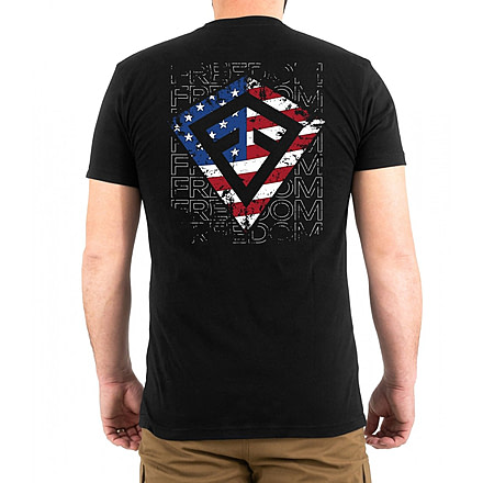 First Tactical Flag Spear Graphic T-Shirt - Mens, Black, Extra Large, 112554-019-XL