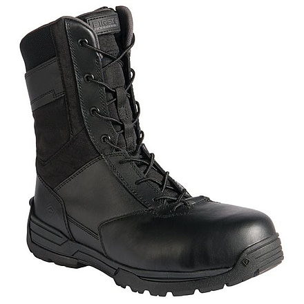 First Tactical Mens 8in Sfty Toe S-Zip Dty, Black, 10 Regular 165002-019-10-R