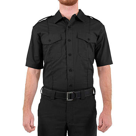 First Tactical Pro Duty Short Sleeve Shirt - Mens, Regular, Black, Medium, 112001-019-M-R
