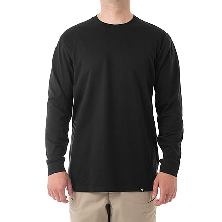 First Tactical Tactix Cotton Long Sleeve Tee - Mens, Black, 4XL, 111505-019-4XL