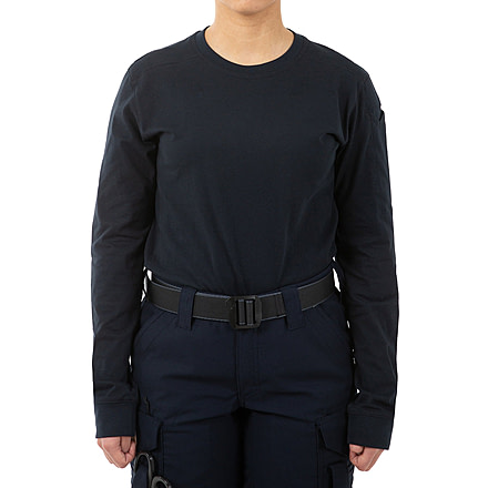 First Tactical Tactix Long Sleeve Pen Pocket T-Shirt - Womens, Midnight Blue, Large, 121508-729-L
