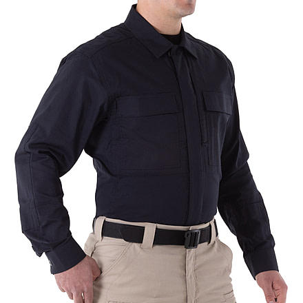 First Tactical V2 BDU Long Sleeve Shirt - Mens, Midnight Navy, 4XL, T, 111008-729-4XL-T