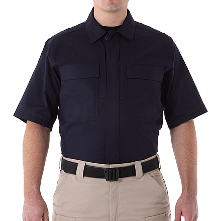 First Tactical V2 BDU Short Sleeve Shirt - Mens, Midnight Navy, 2XL, R, 112009-729-XXL-R