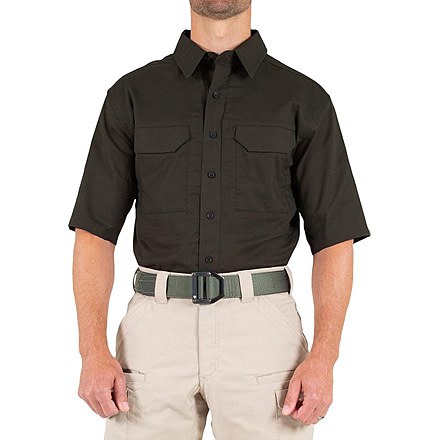 First Tactical V2 Tactical Short Sleeve Shirt - Mens, Kodiak Brown, 3XL, T, 112007-182-3XL-T
