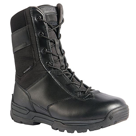 USED First Tactical 8in Side-Zip Waterproof Duty Boot - Womens, Black, 8 Regular 166003-019-8-R, EDEMO1