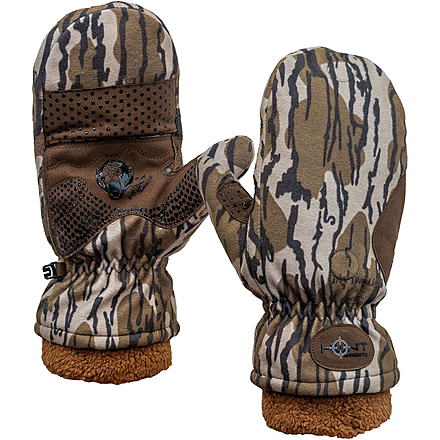 Fish Monkey The Heater Flip Top Mitten, Bottomland, 2XL, HM715-OBL-XXL