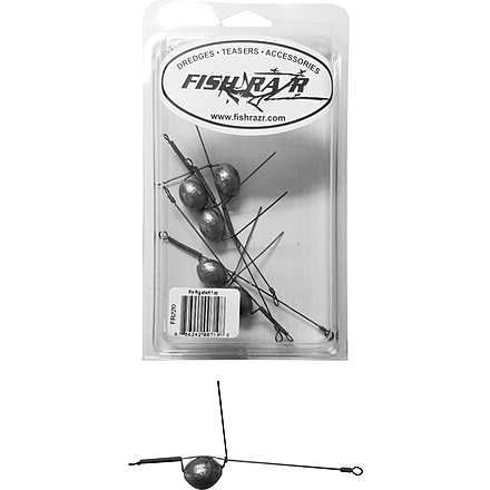 Fish Razr Dredge Pin Rigs, 1oz, 6/Pack, FR220