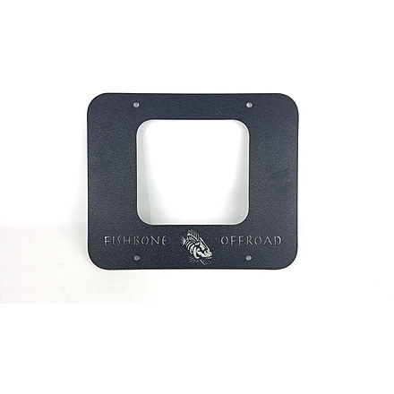 Fishbone Offroad BackSide Tailgate Plate, Jeep Wrangler TJ 1997 - 2006, Black Textured, FB31058