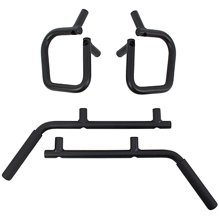 Fishbone Offroad Front and Rear Grab Handles, Jeep Wrangler JK 2007 - 2018, Black Textured, FB25034